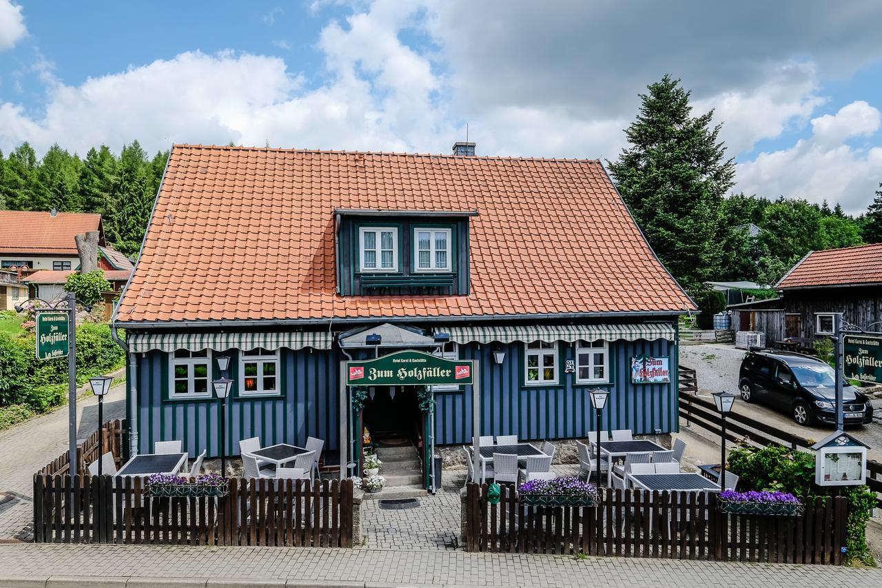 Hotel Garni Und Gaststaette Zum Holzfaeller 시르케 외부 사진